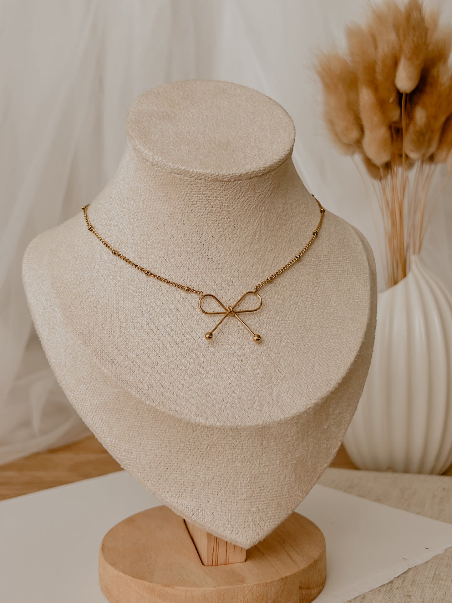 Bernice Bow Necklace