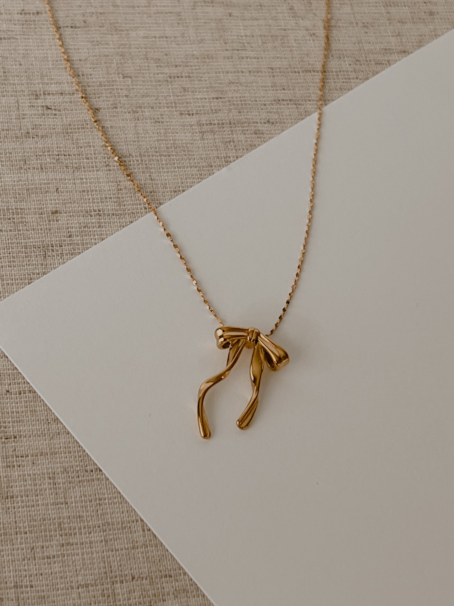 Sabrina Bow Necklace