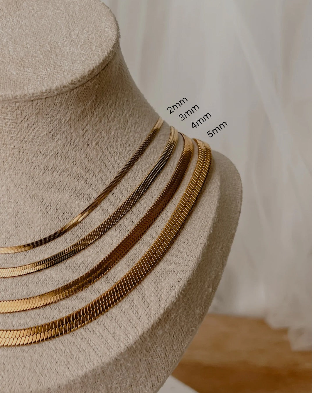 Cleo Herringbone Necklace