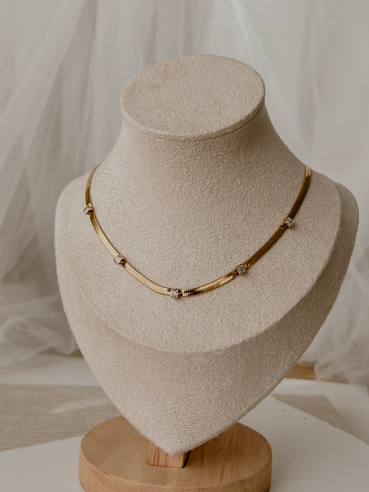 Aurora Herringbone Necklace