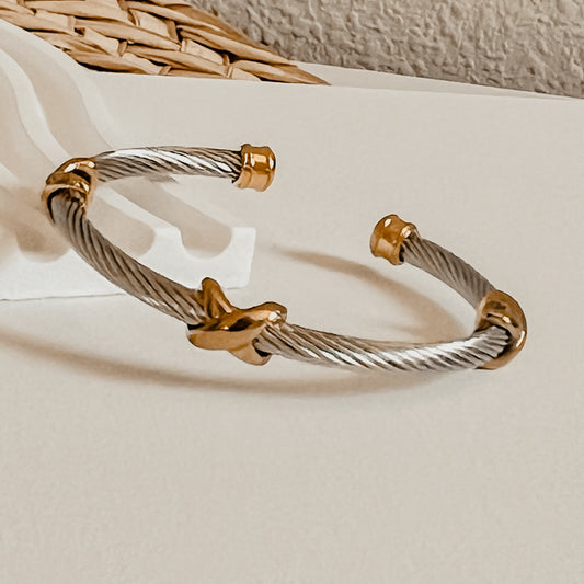 Alicia Triple Star Bangle