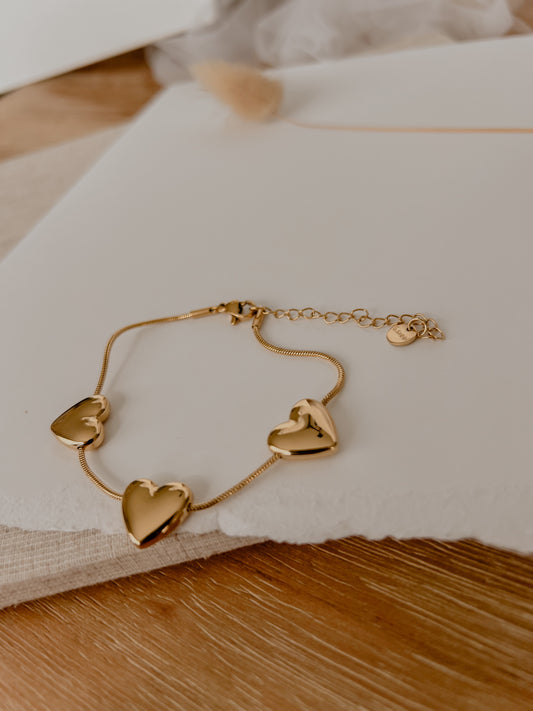 Blake Hearts Bracelet