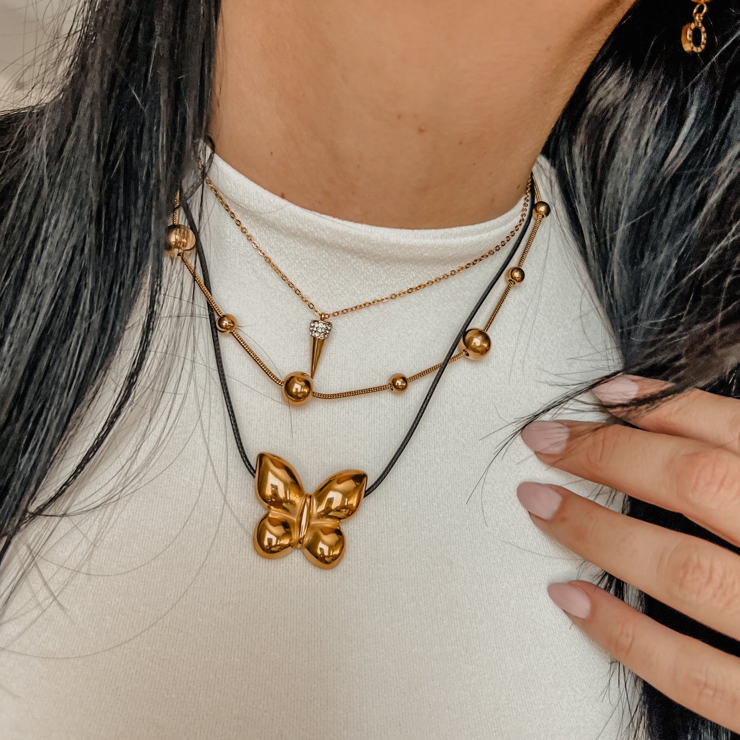 Natty Butterfly Necklace