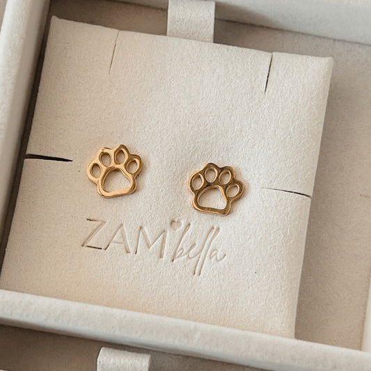 Paw Stud Earrings