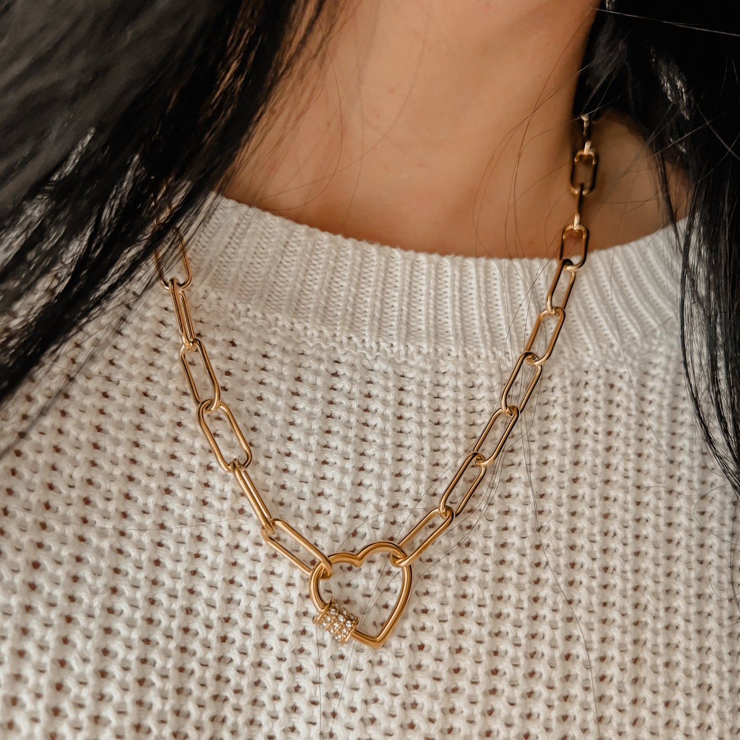 Zoe heart Necklace