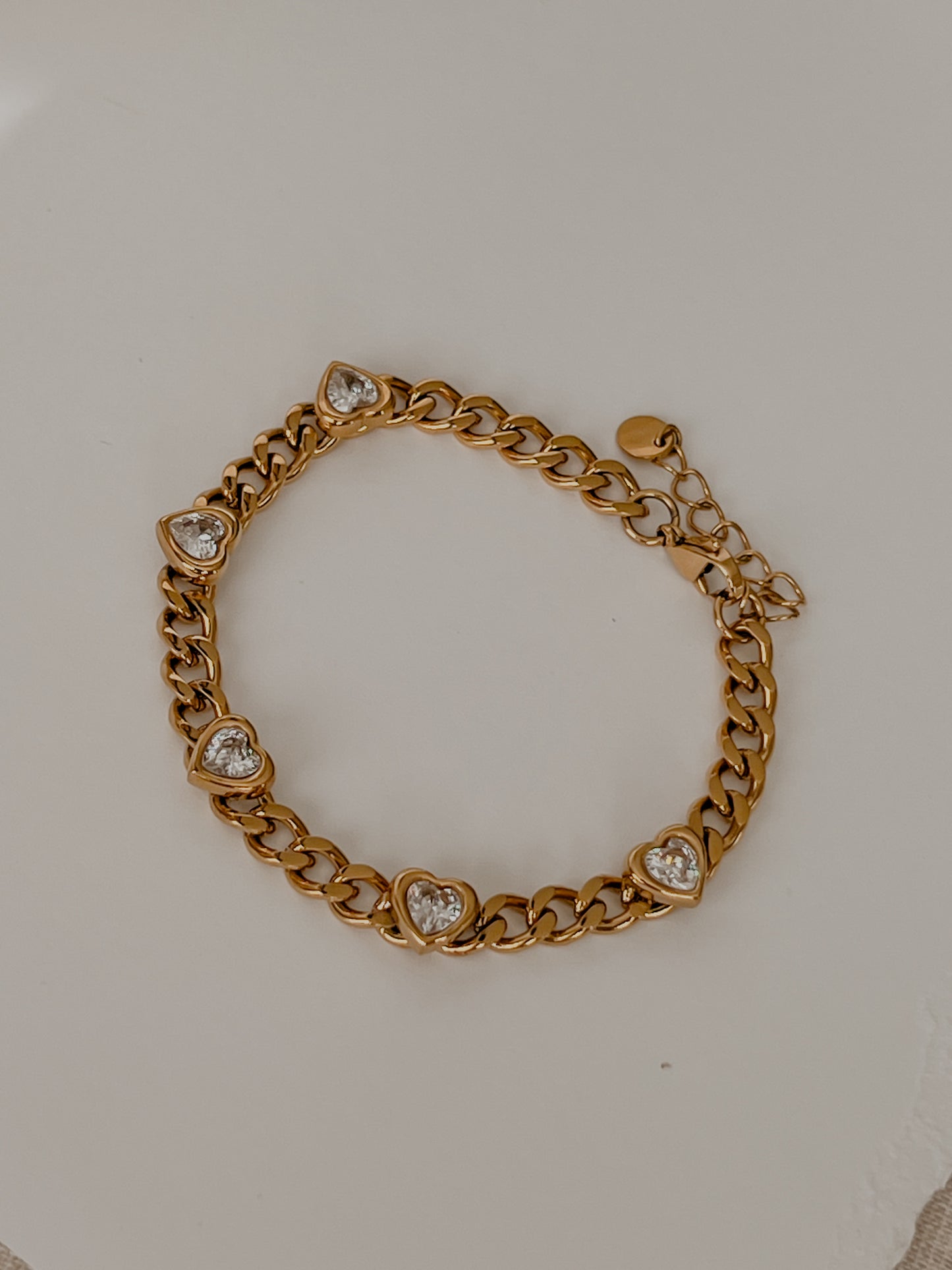 Scarlett Heart Bracelet