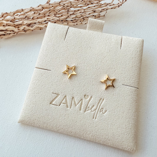 Star Silhouette Stud Earrings