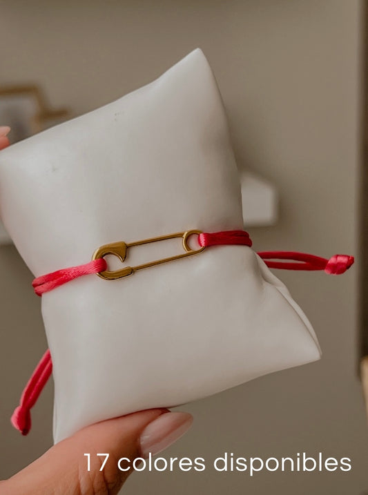 Pin Satin Bracelet
