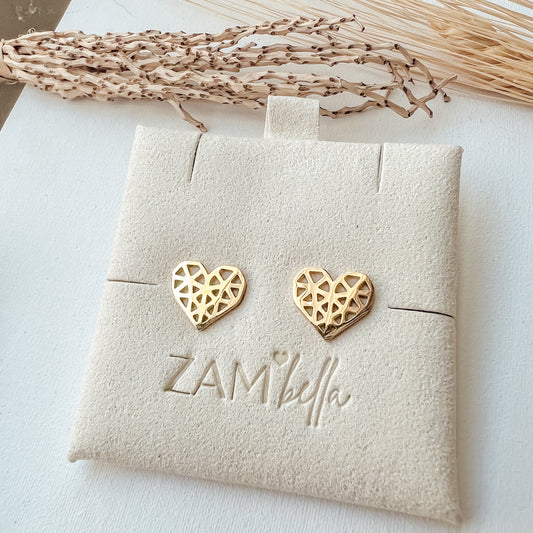 Heart Stud Earrings