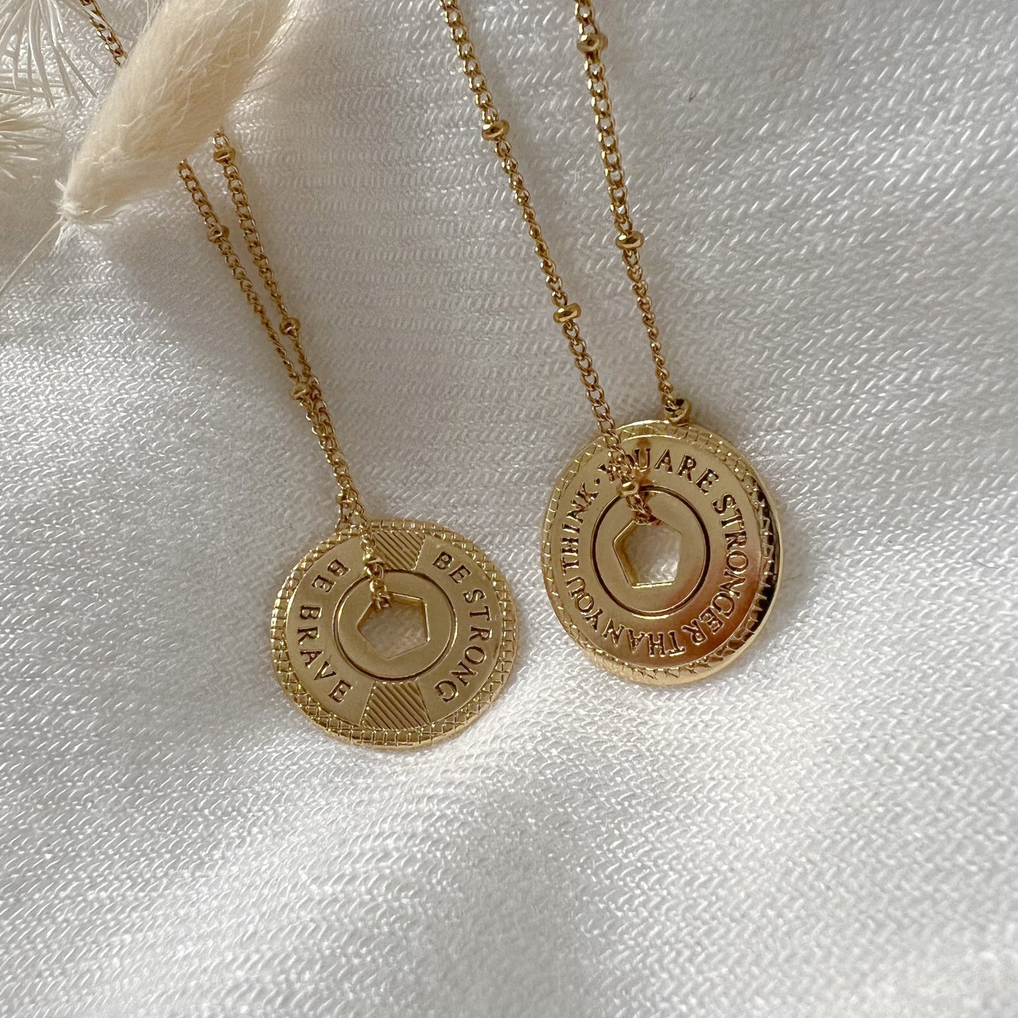 Be Brave Coin Necklace