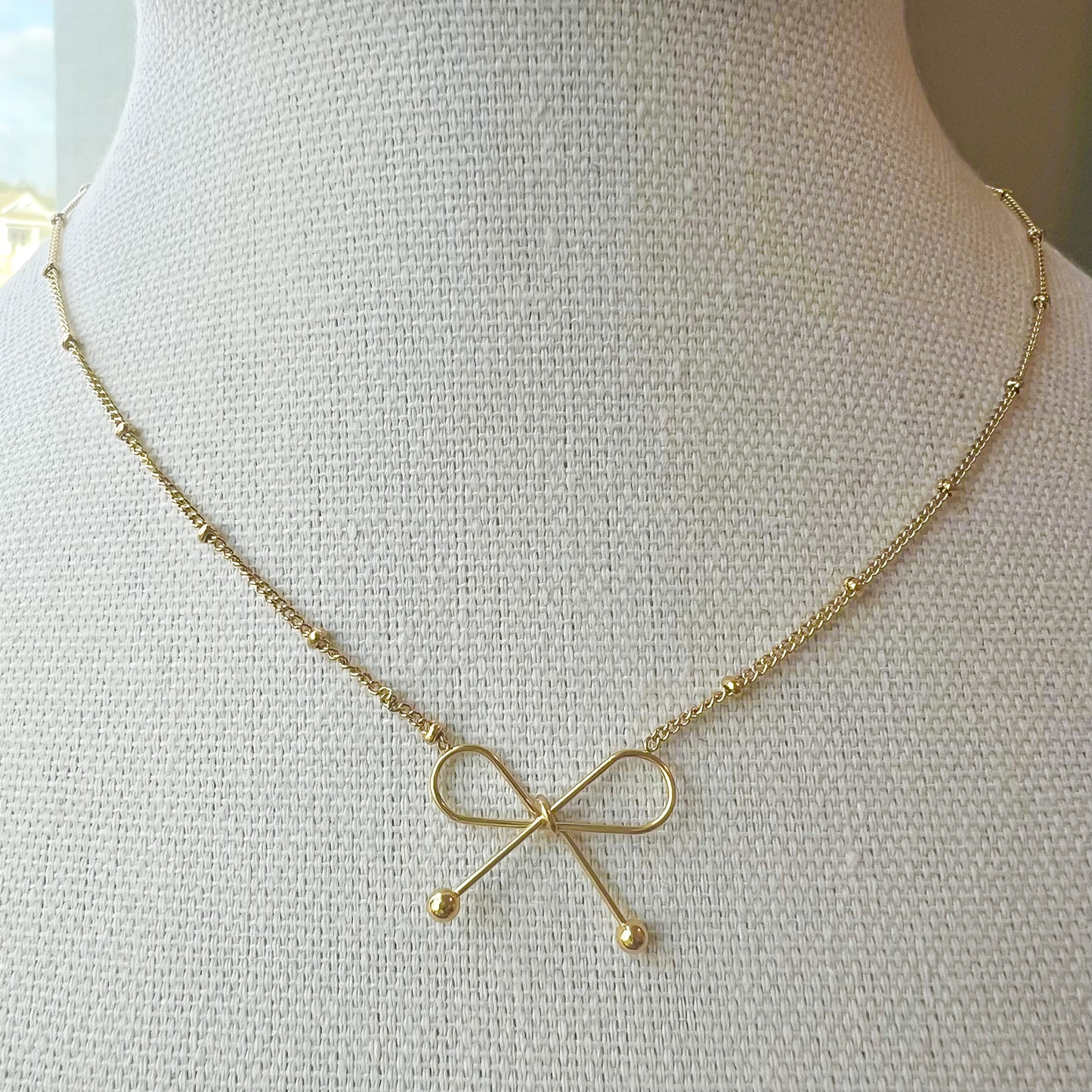 Anna Bow Necklace