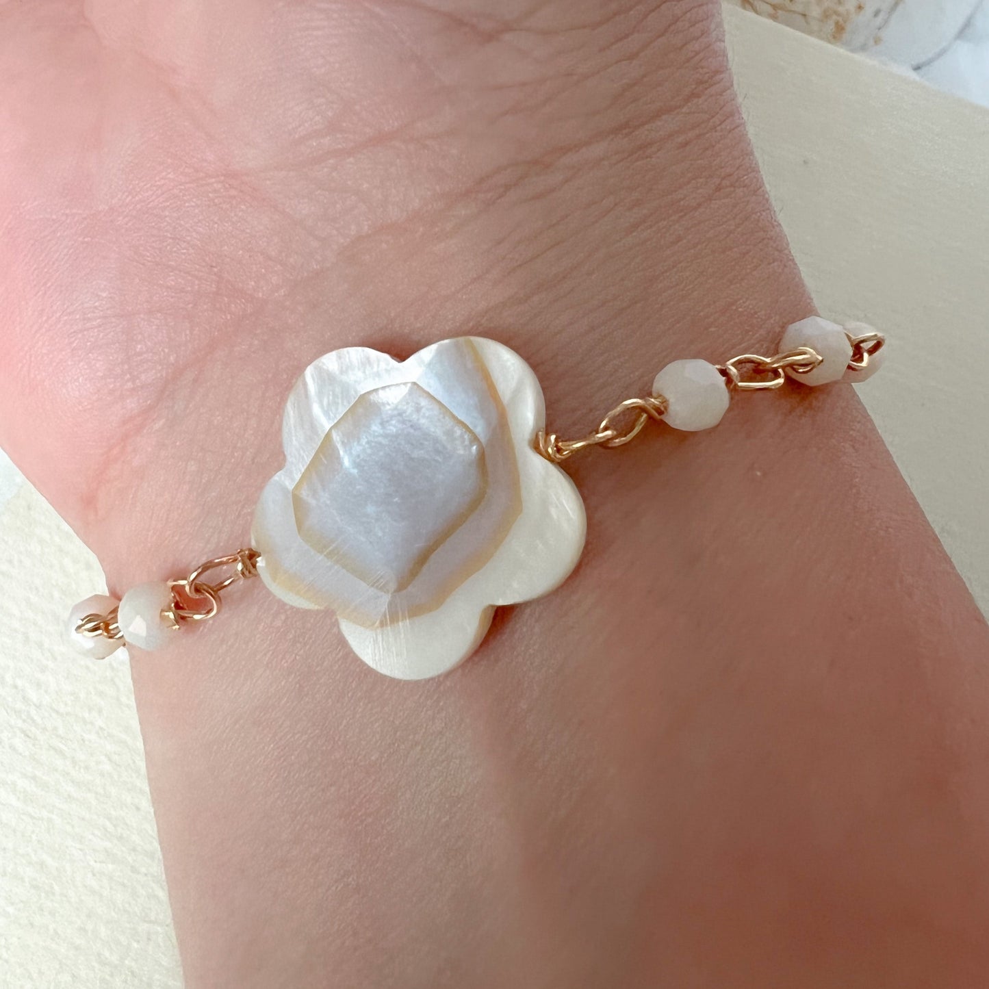 Delilah Flower Bracelet