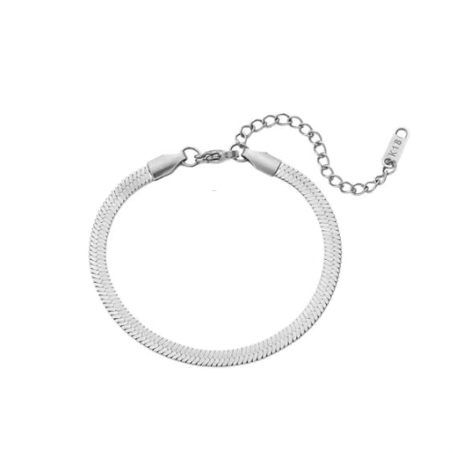 Cleo silver Herringbone Bracelet