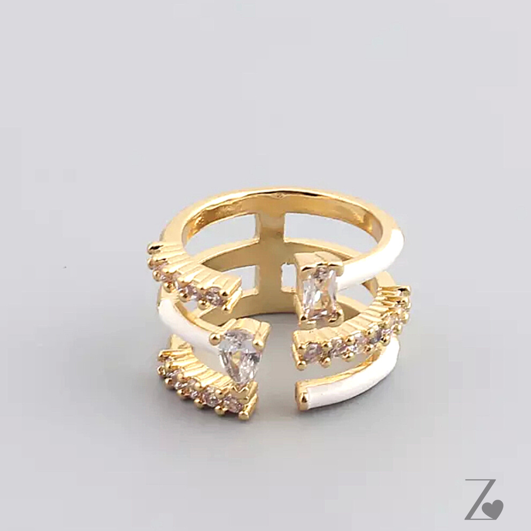 Leyla Triple Ring