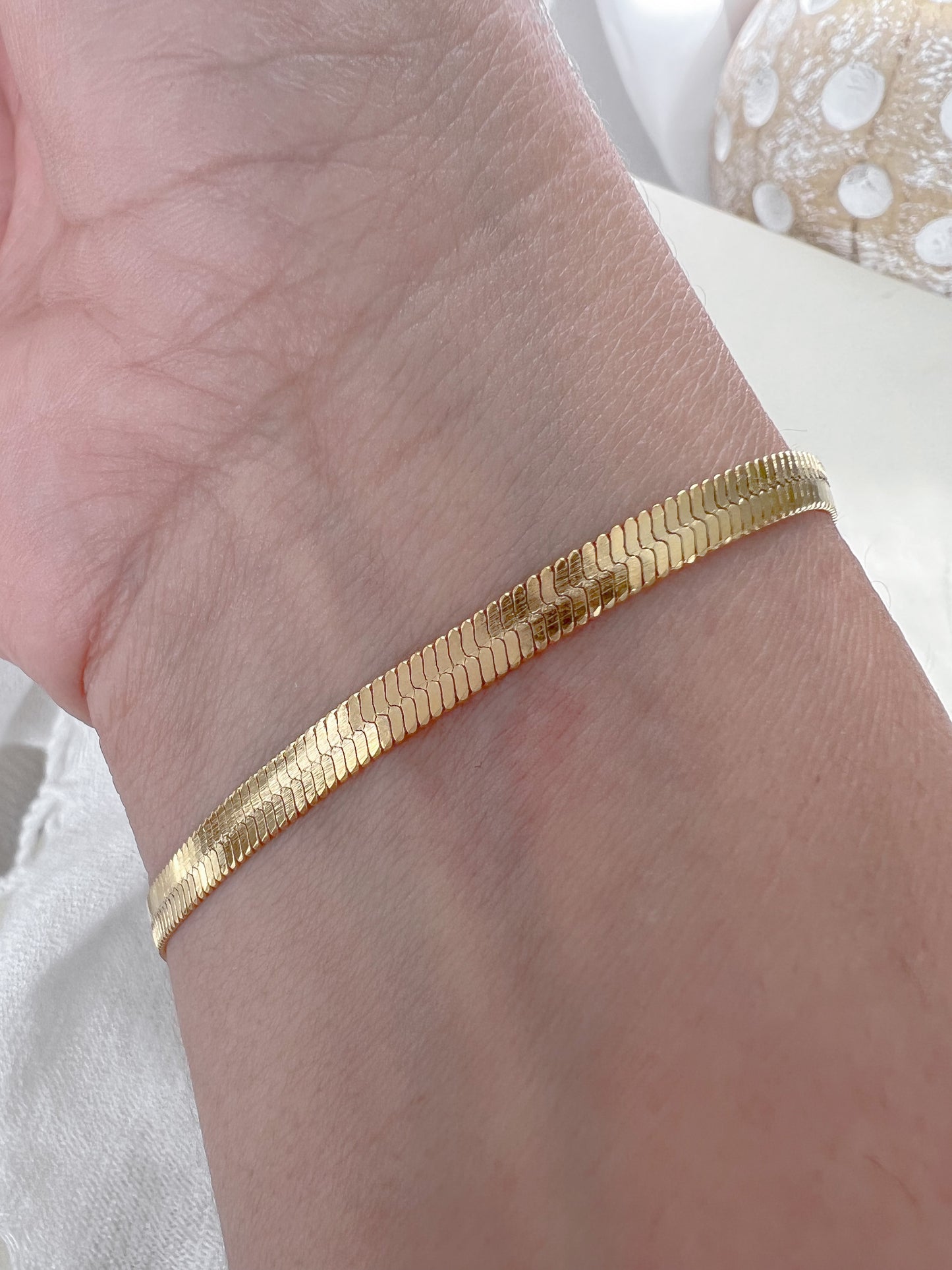 Cleo Herringbone Bracelet