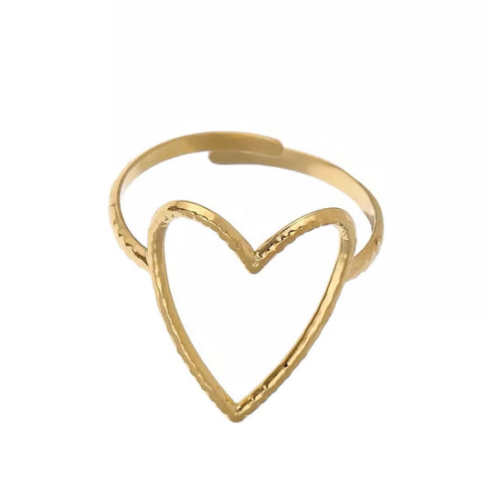 Petunia Heart Ring