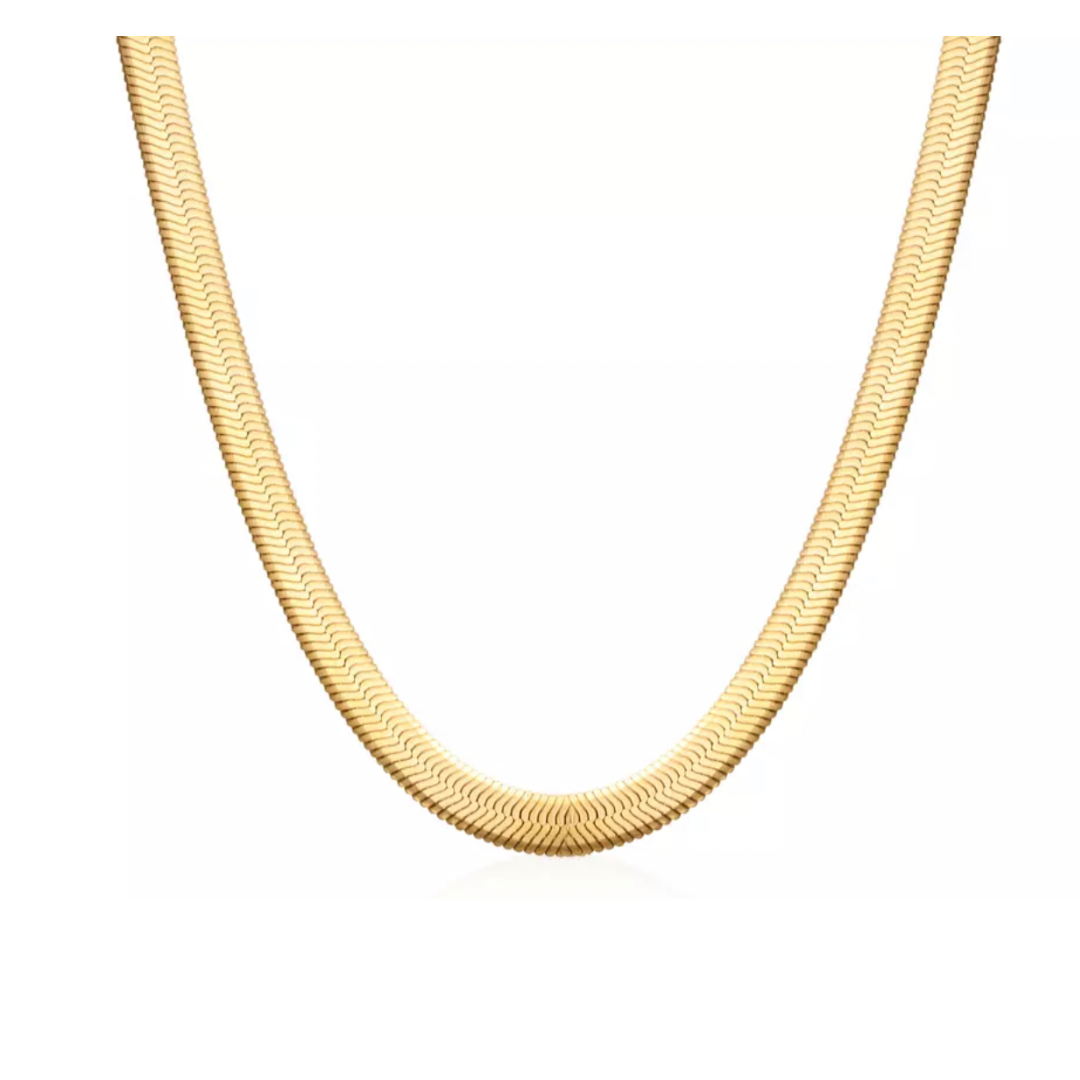 Cleo Herringbone Necklace